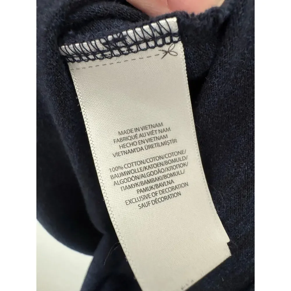 Polo Ralph Lauren Navy‎ Blue Heathered Polo Shirt Size 2XB